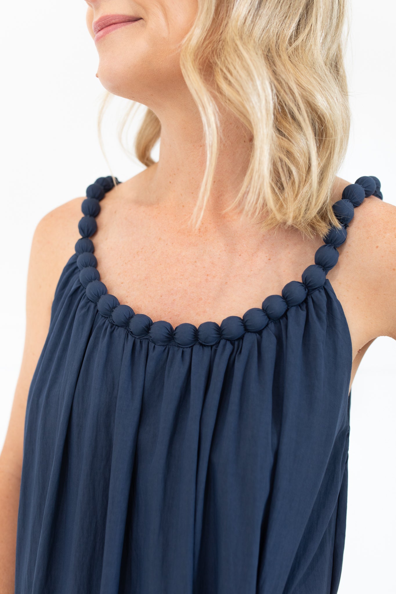 Navy Maxi Dress Large
