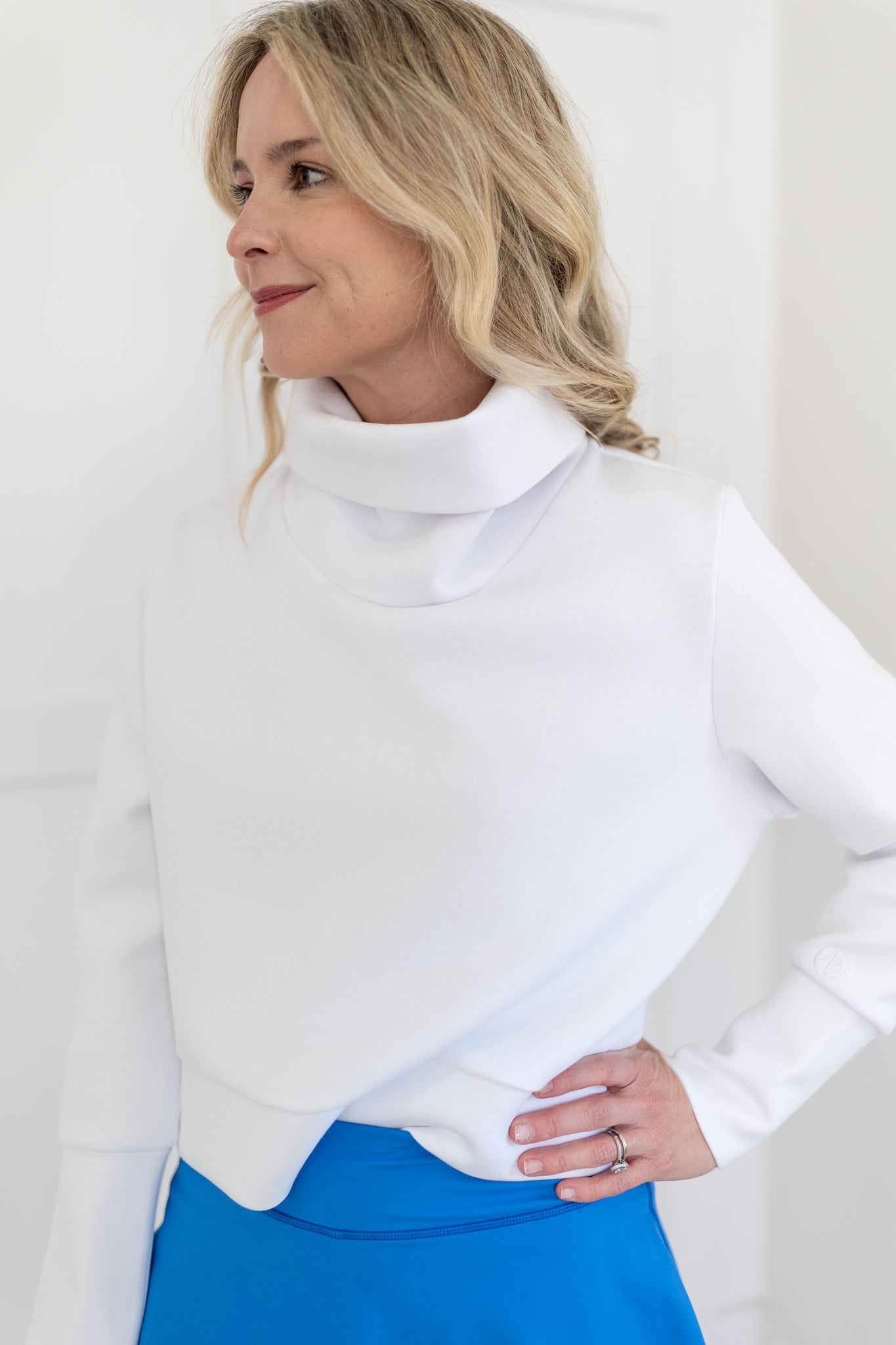The Everyother Day Pullover in Super White