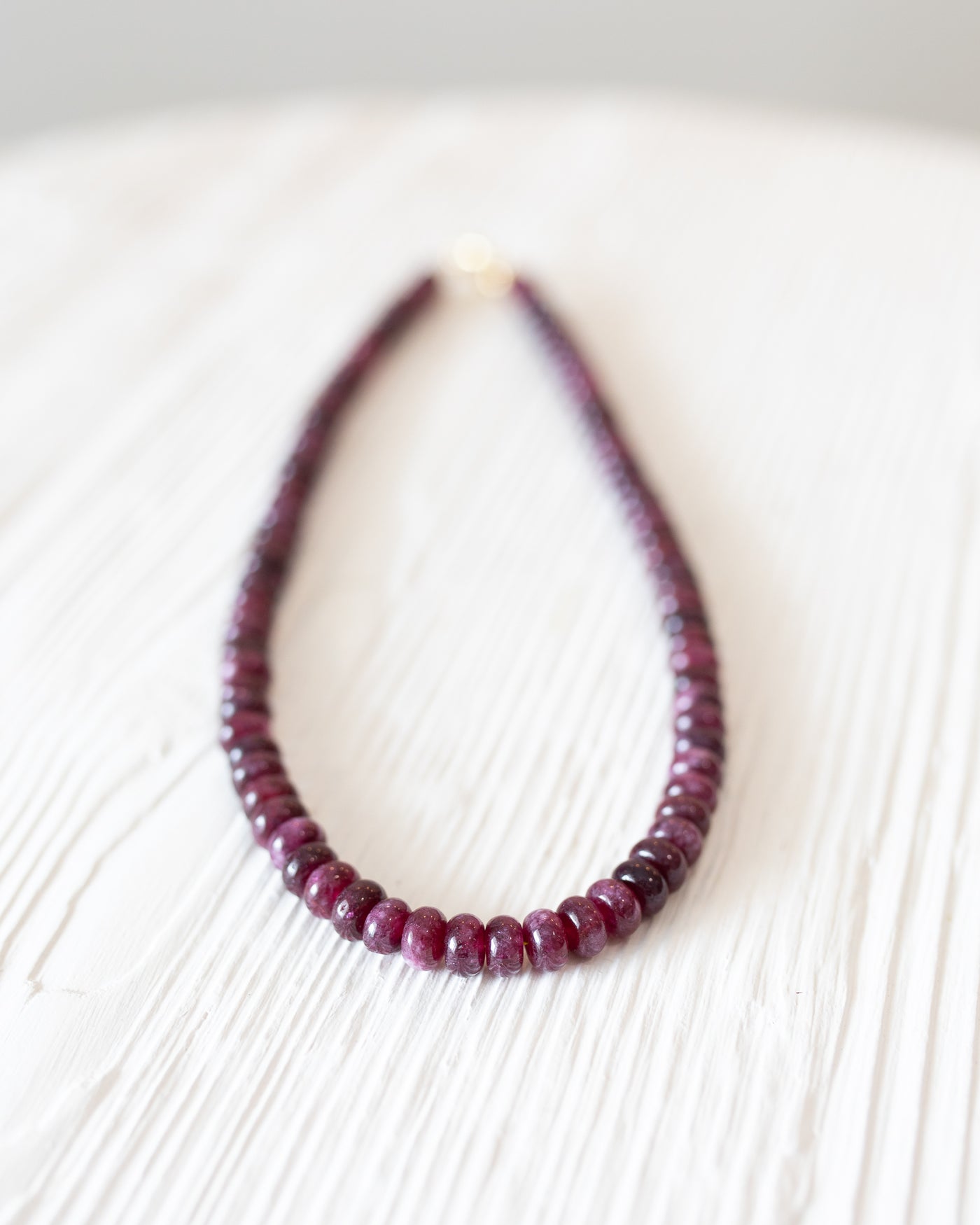 Purple 17" Beaded Necklace