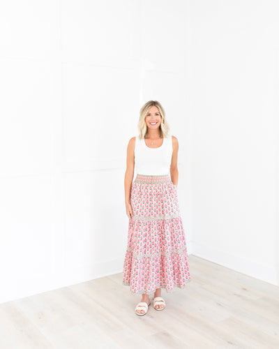Lucia Skirt in Rose Hyacinth