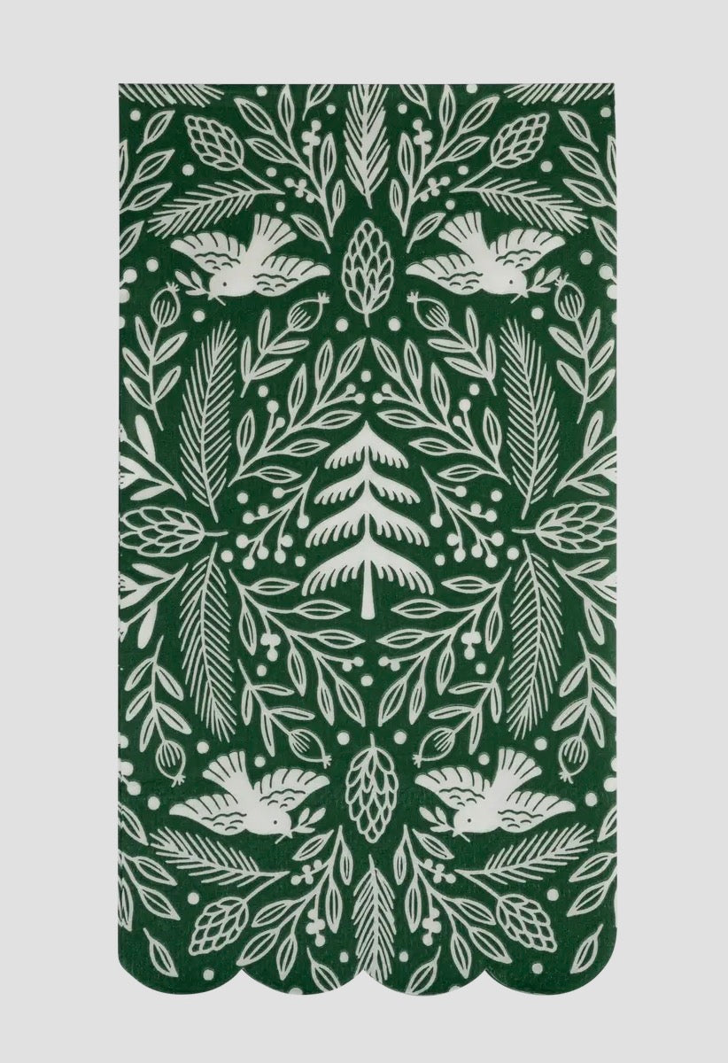 Woodland Scalloped Dinner Napkin