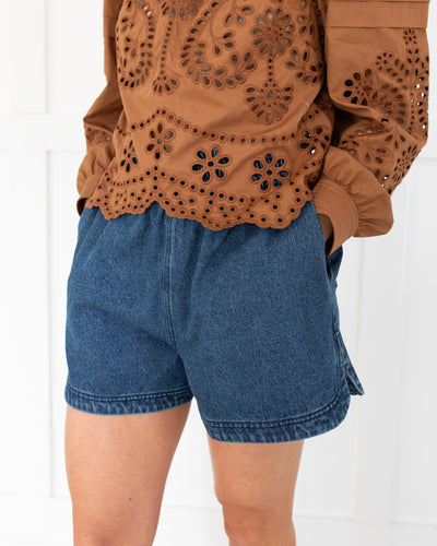 Harbor Denim Shorts by Hunter Bell