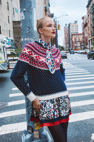 Lila Dress in Gramercy Vine by Hunter Bell