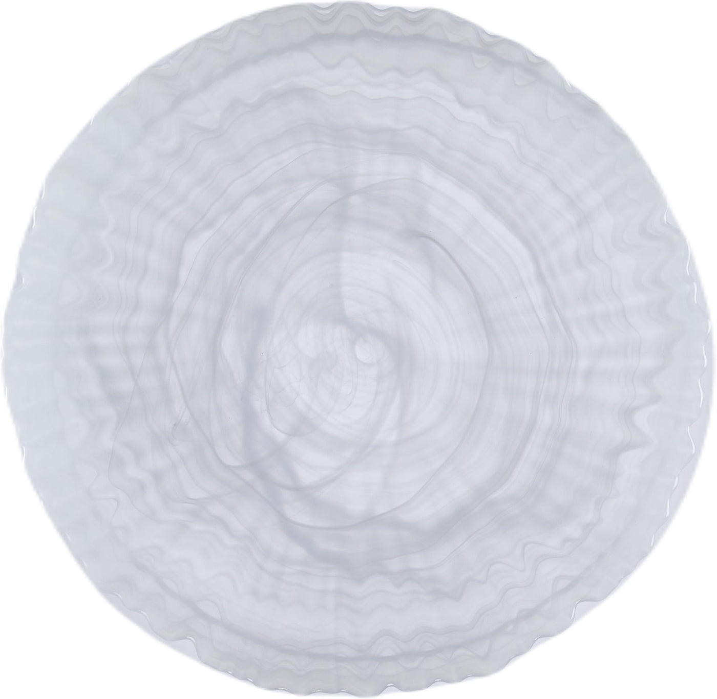 White Alabaster Salad Plate