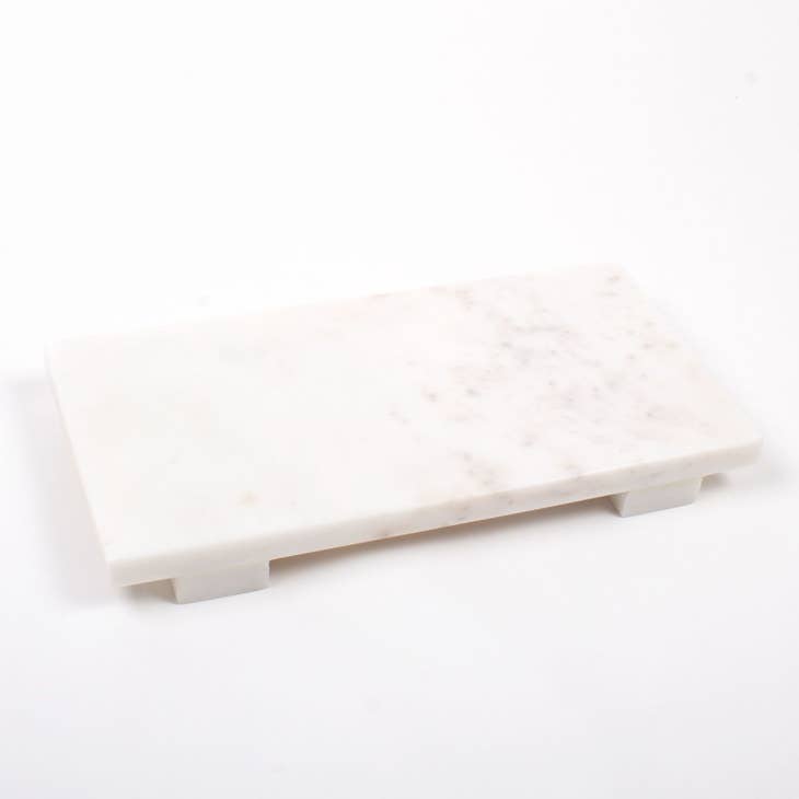 Small White Marble Cheese Board