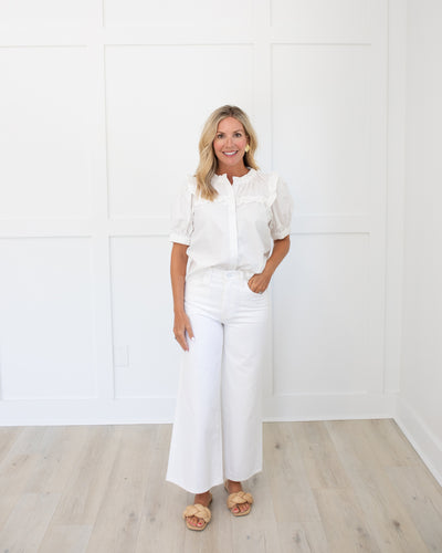 The Courtney Shirt in White