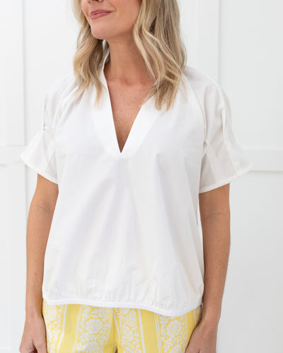 Solid White Merritt Top