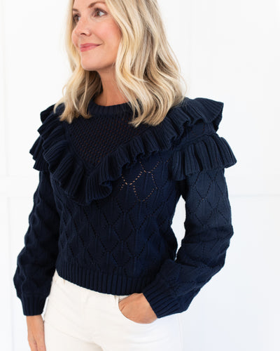 Giada Sweater in Navy