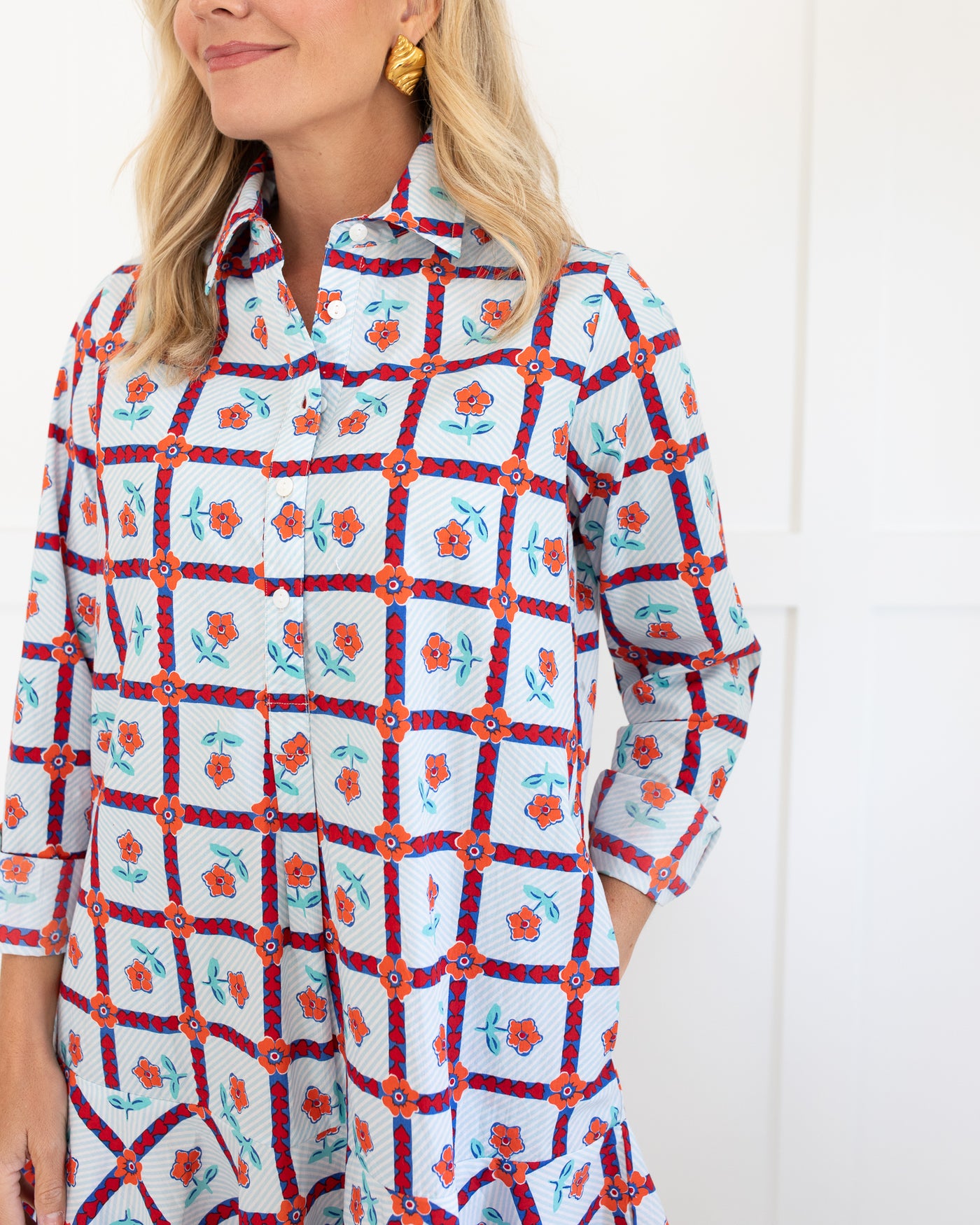 Polly Dress in Mayflower
