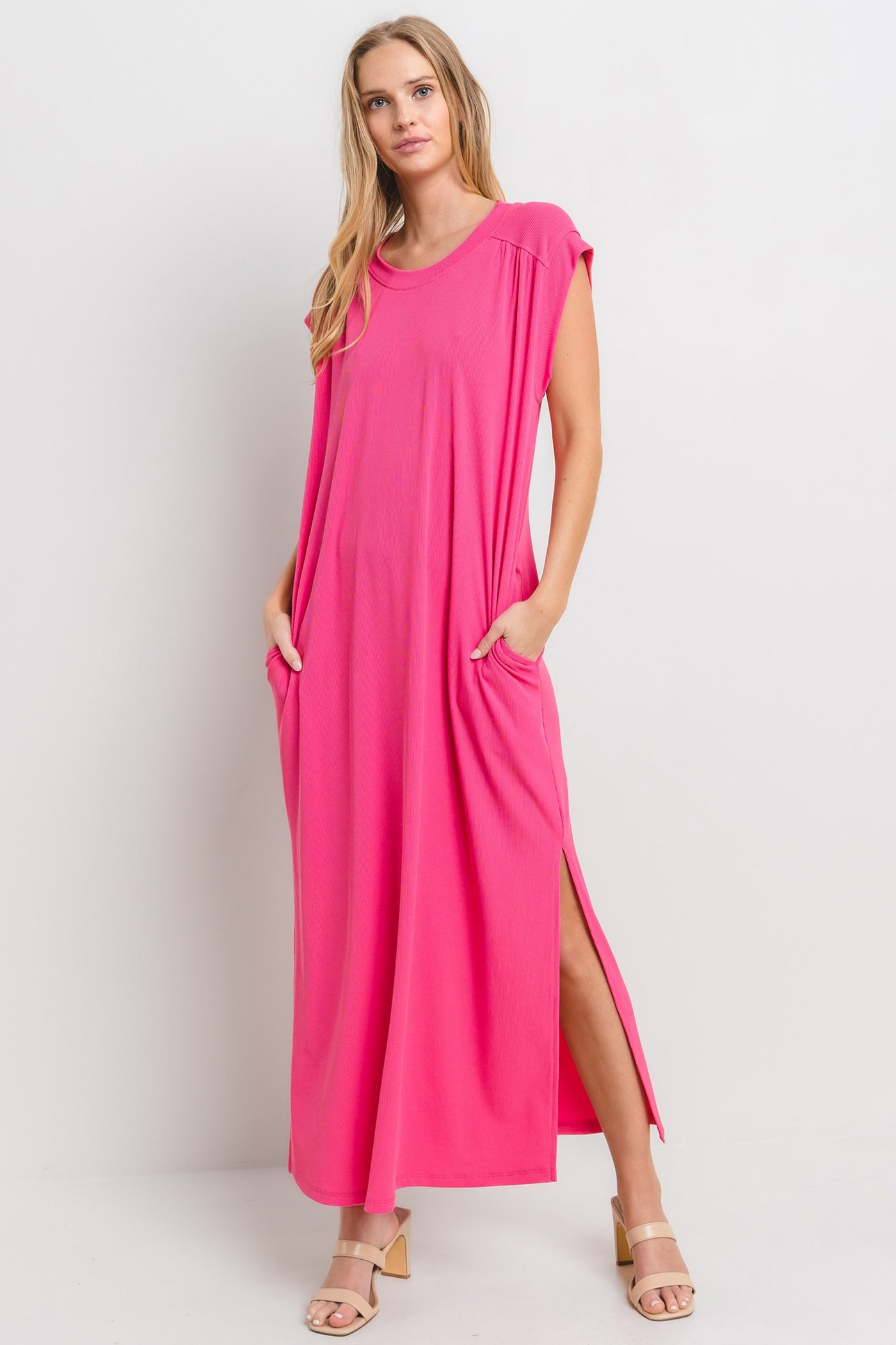 Hot Pink Maxi Dress