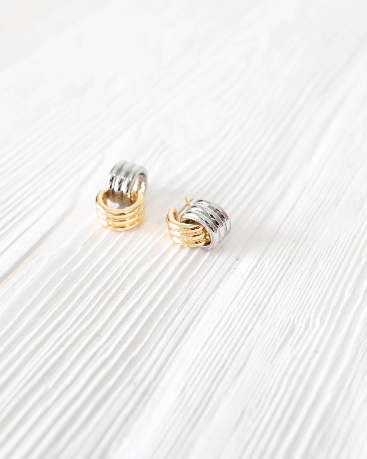Pauline Double Hoops