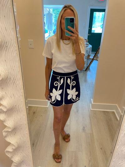 Dottie Mini in Navy By Hunter Bell