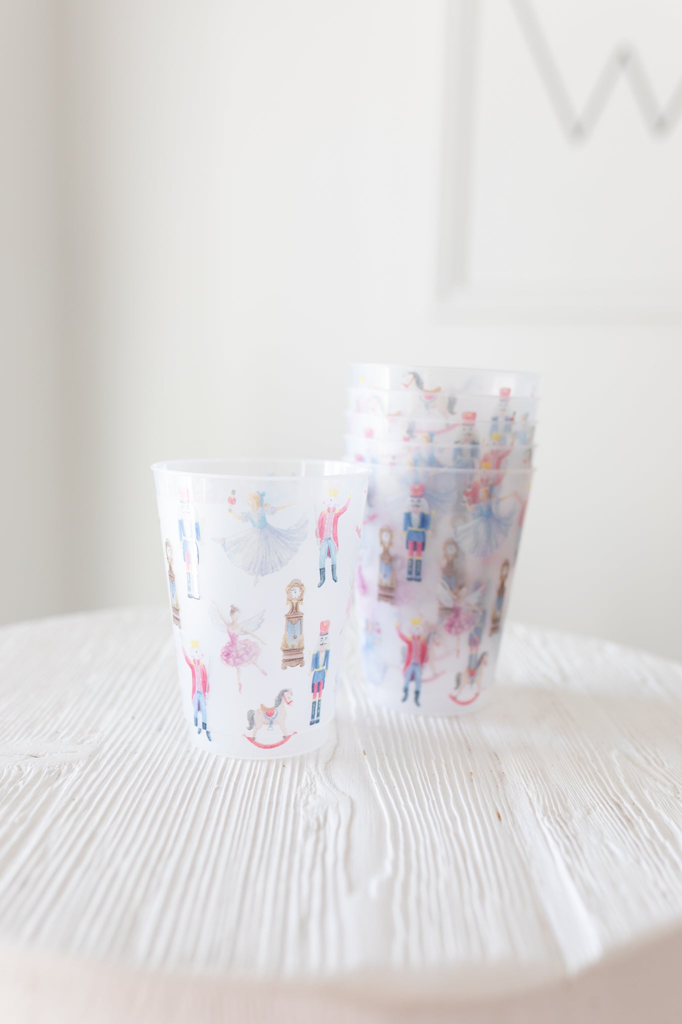 Nutcracker Ballet Frosted Cups