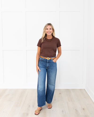 Basic Chocolate Brown T-Shirt