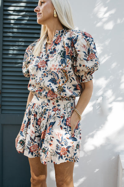 James Top in Fall Floral