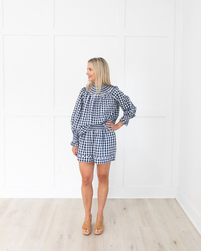 Jemma Short in Navy/White by Hunter Bell