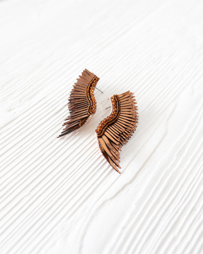 Bronze MIDI Madeline Earrings by Mignonne Gavigan