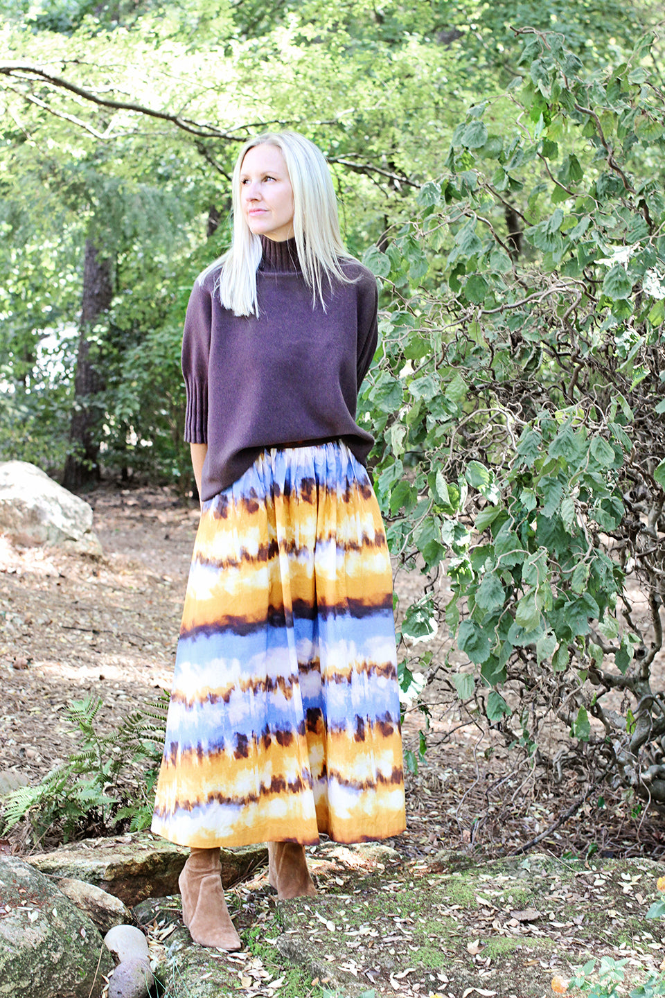 Kit Skirt in Golden Ombre