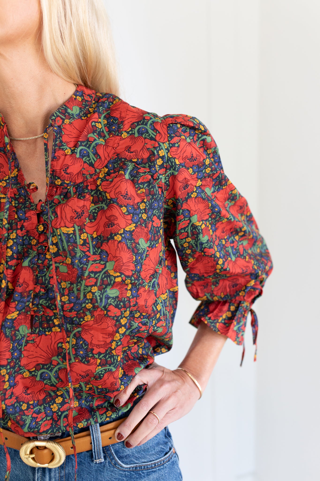 Rory Top in Clementina Daisy by Hunter Bell