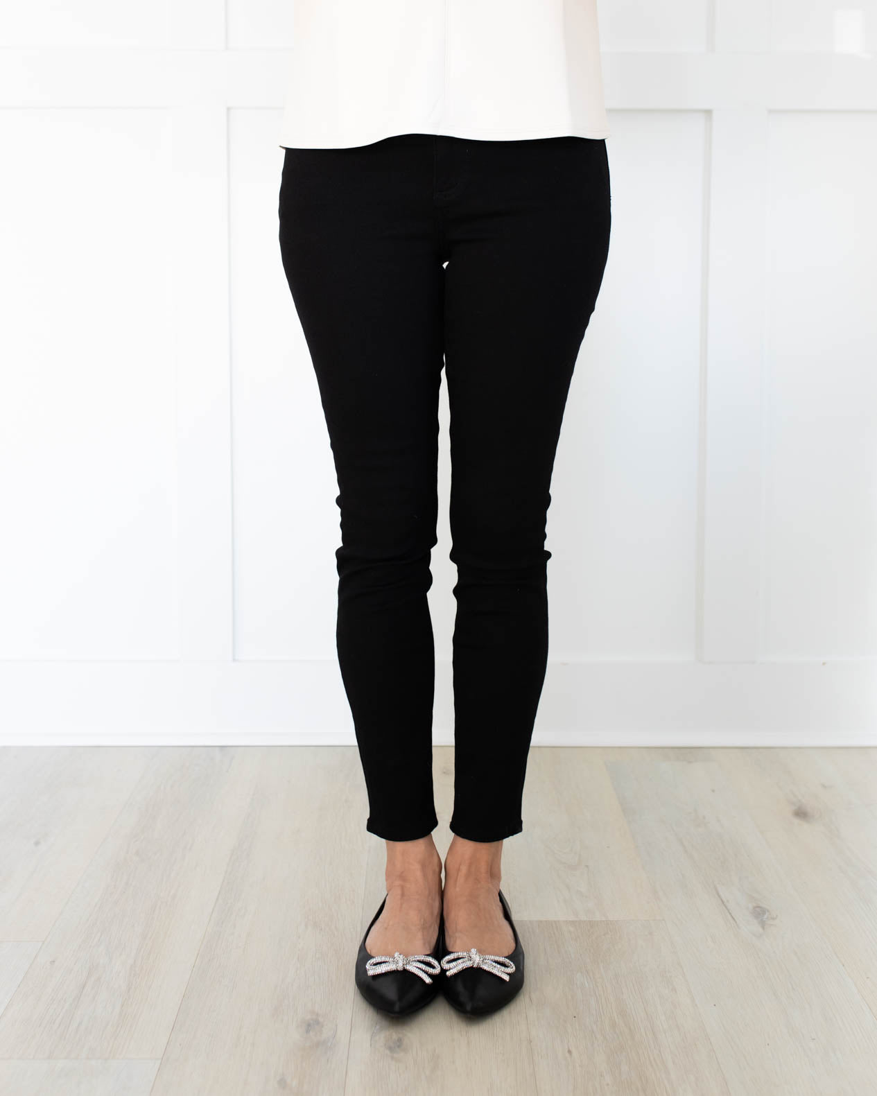 Aline High Rise Skinny Jean in Dark Matter by Pistola