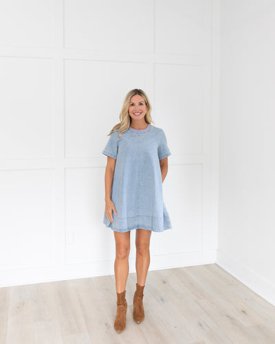Denim Swing Dress