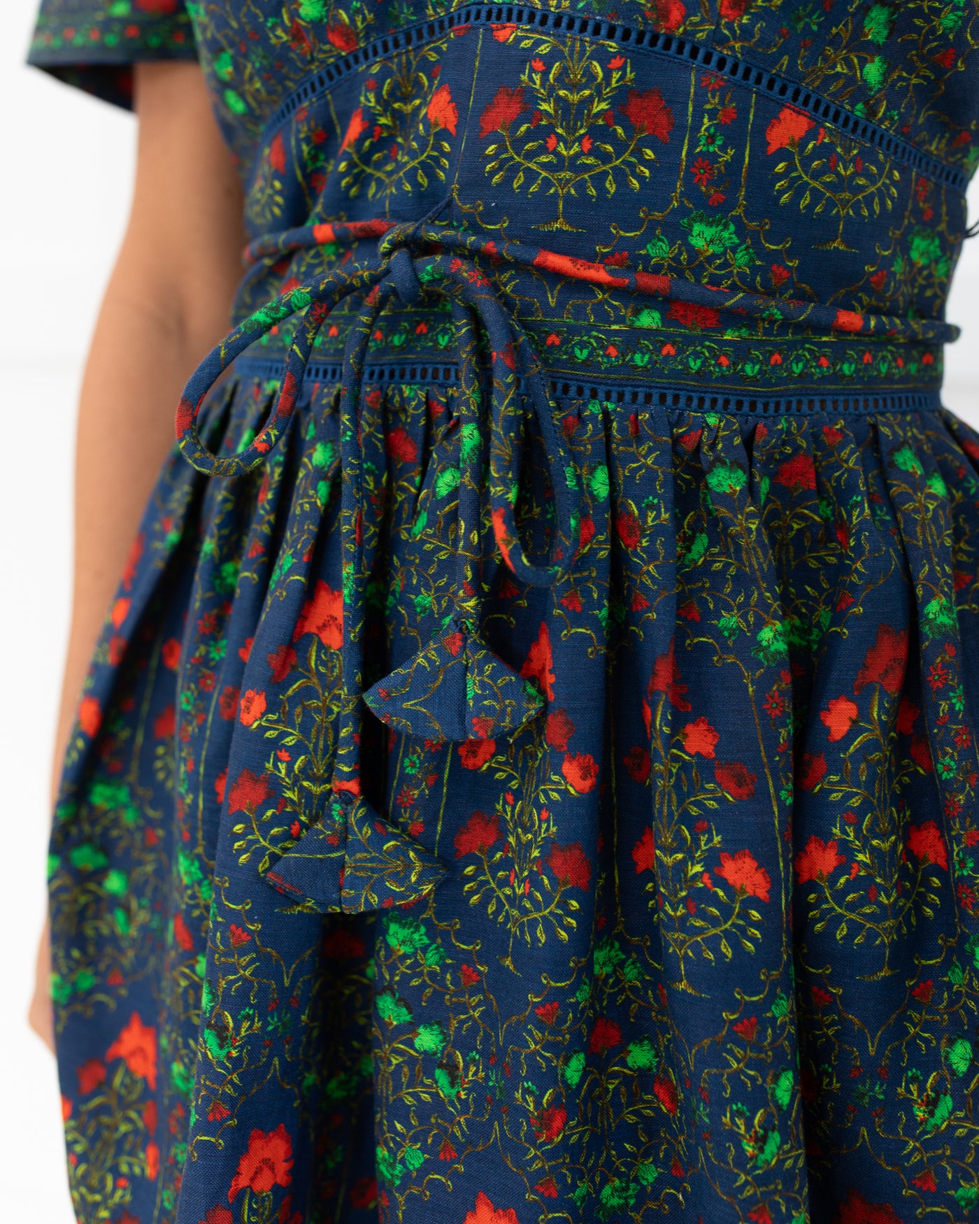 Roan Dress in Midnight Garden by Hunter Bell