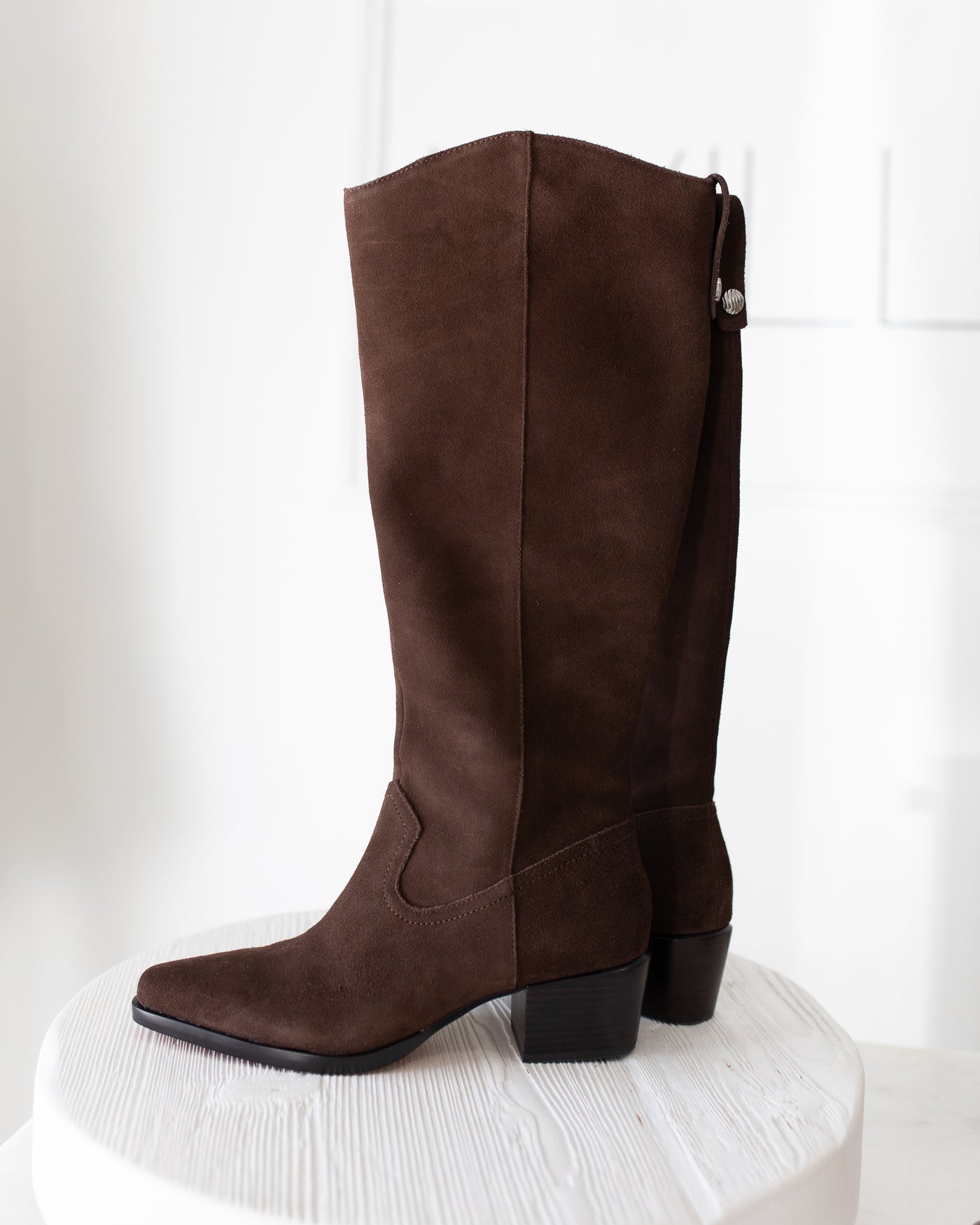 Dark Brown Tall Boots