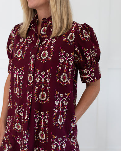 Liv Dress in Bramble Motifs