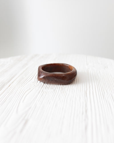 Coffee Acrylic Bracelet - Large Bangle