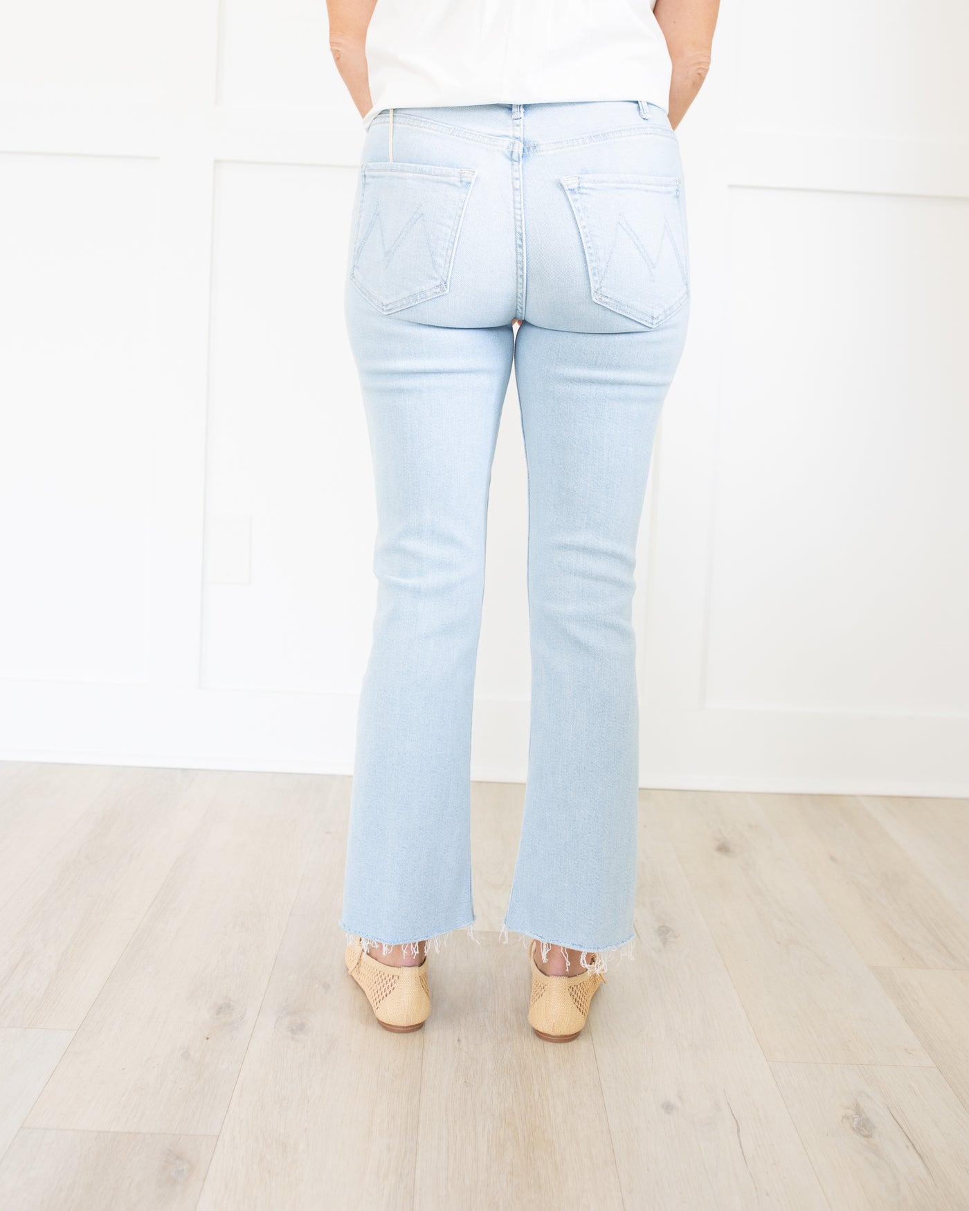 The Insider Crop Step Fray in Beaming
