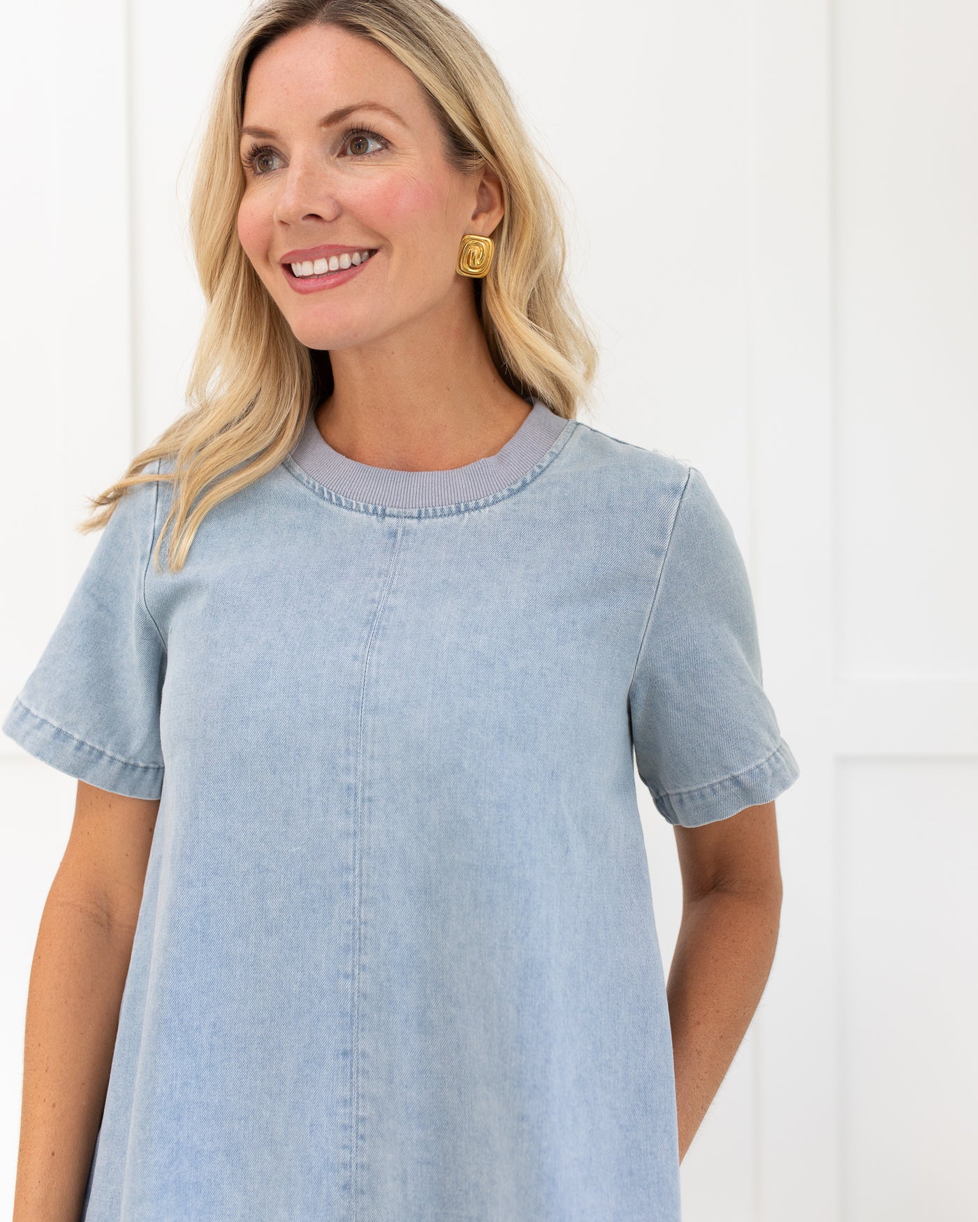 Denim Swing Dress