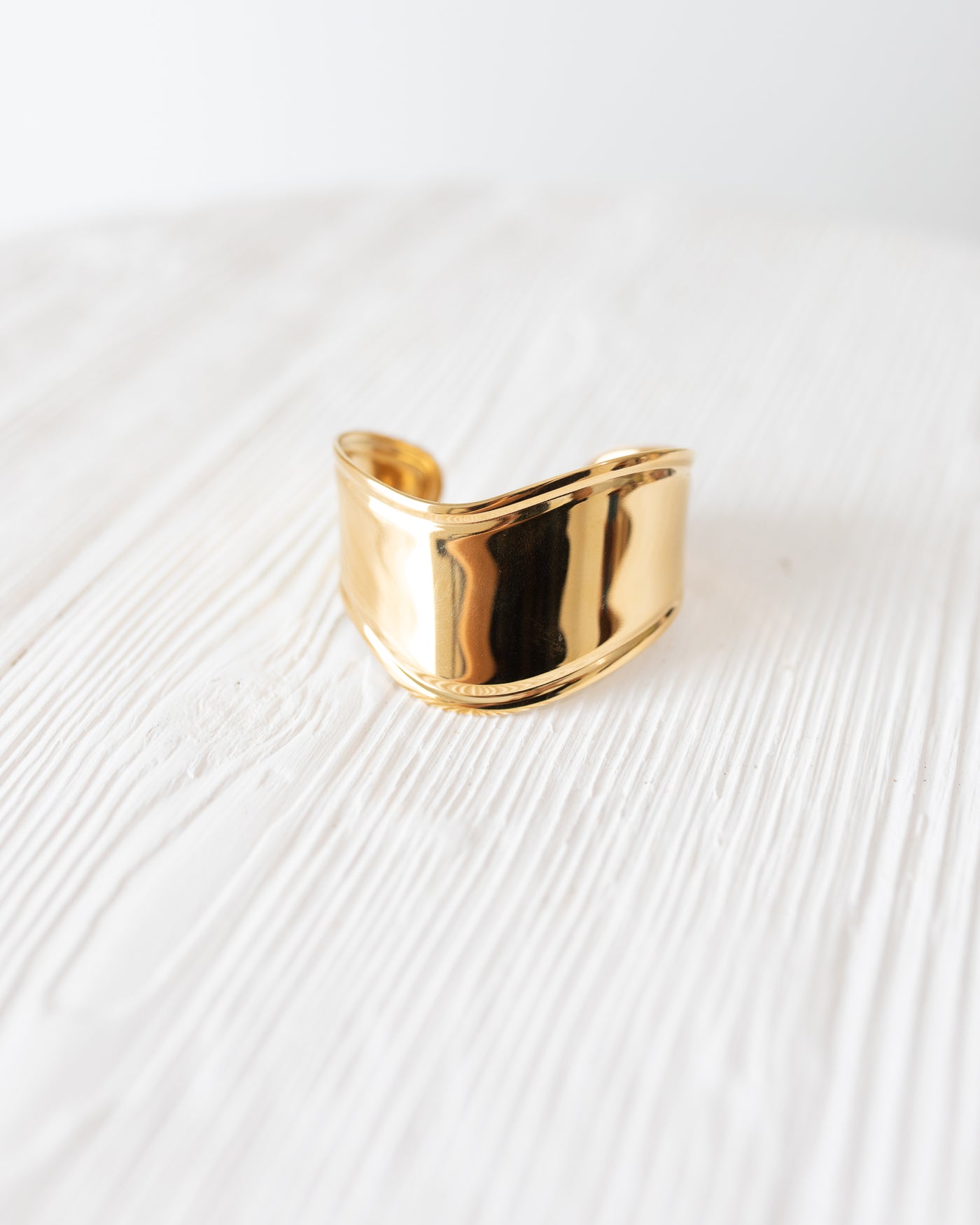 Gold Wave Cuff