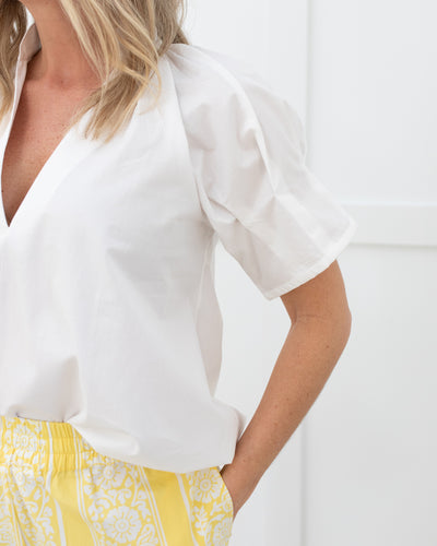 Solid White Merritt Top