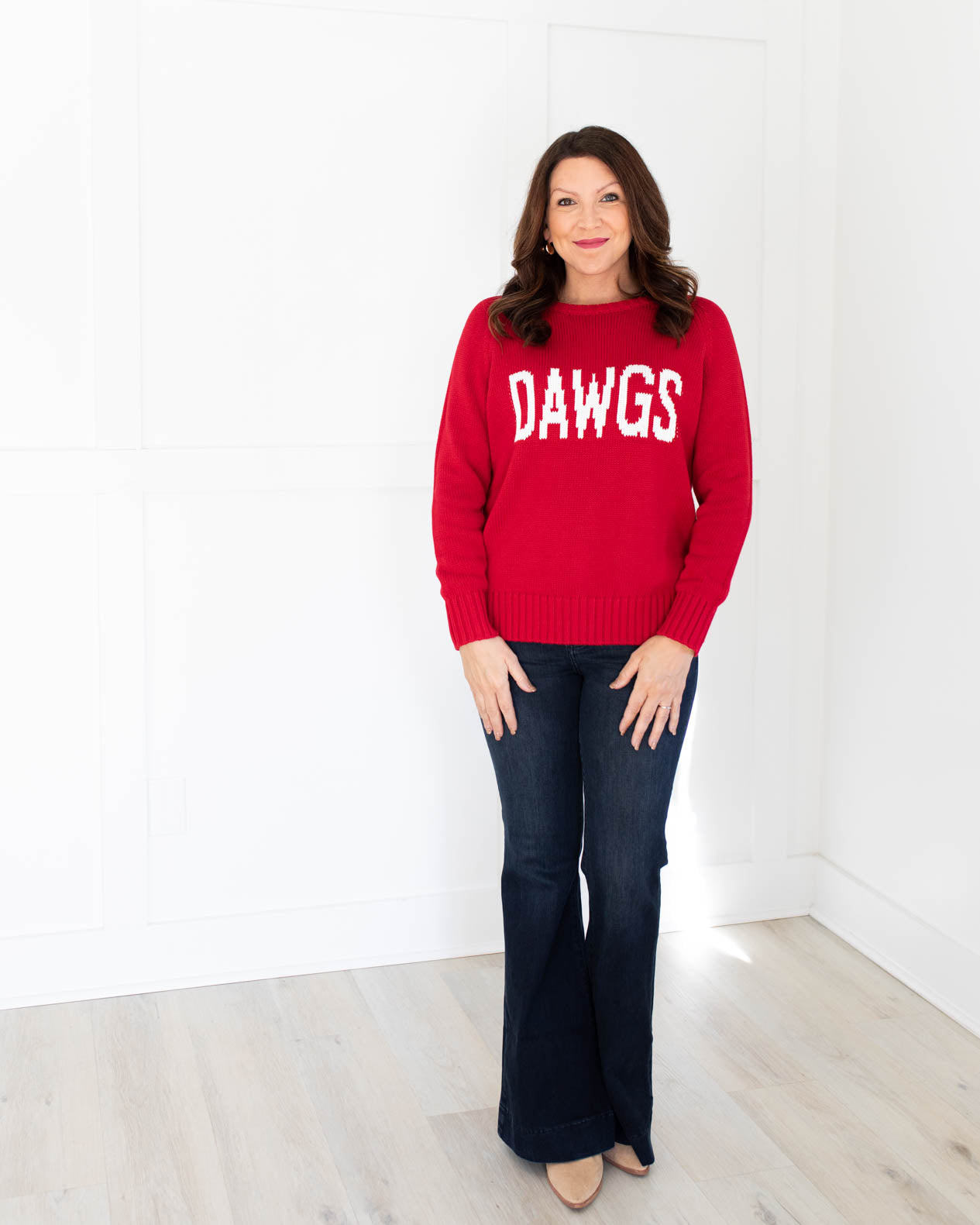Red DAWGS Sweater