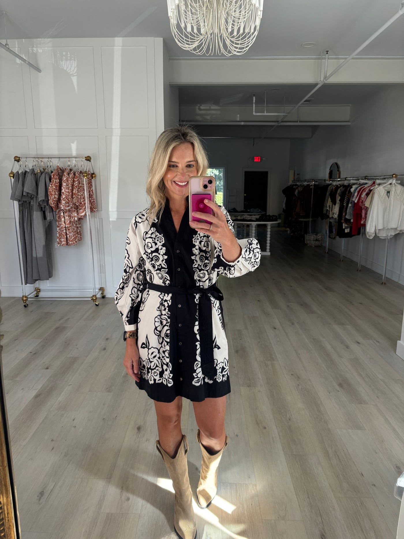 Lilian Mini Dress in Botanico Print