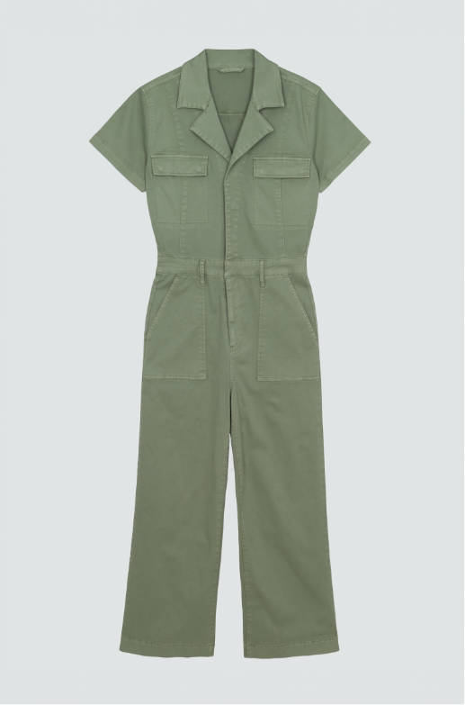 Makenna Utility Wide Leg Jumpsuit in Calvary Olive by Pistola – Willow ...