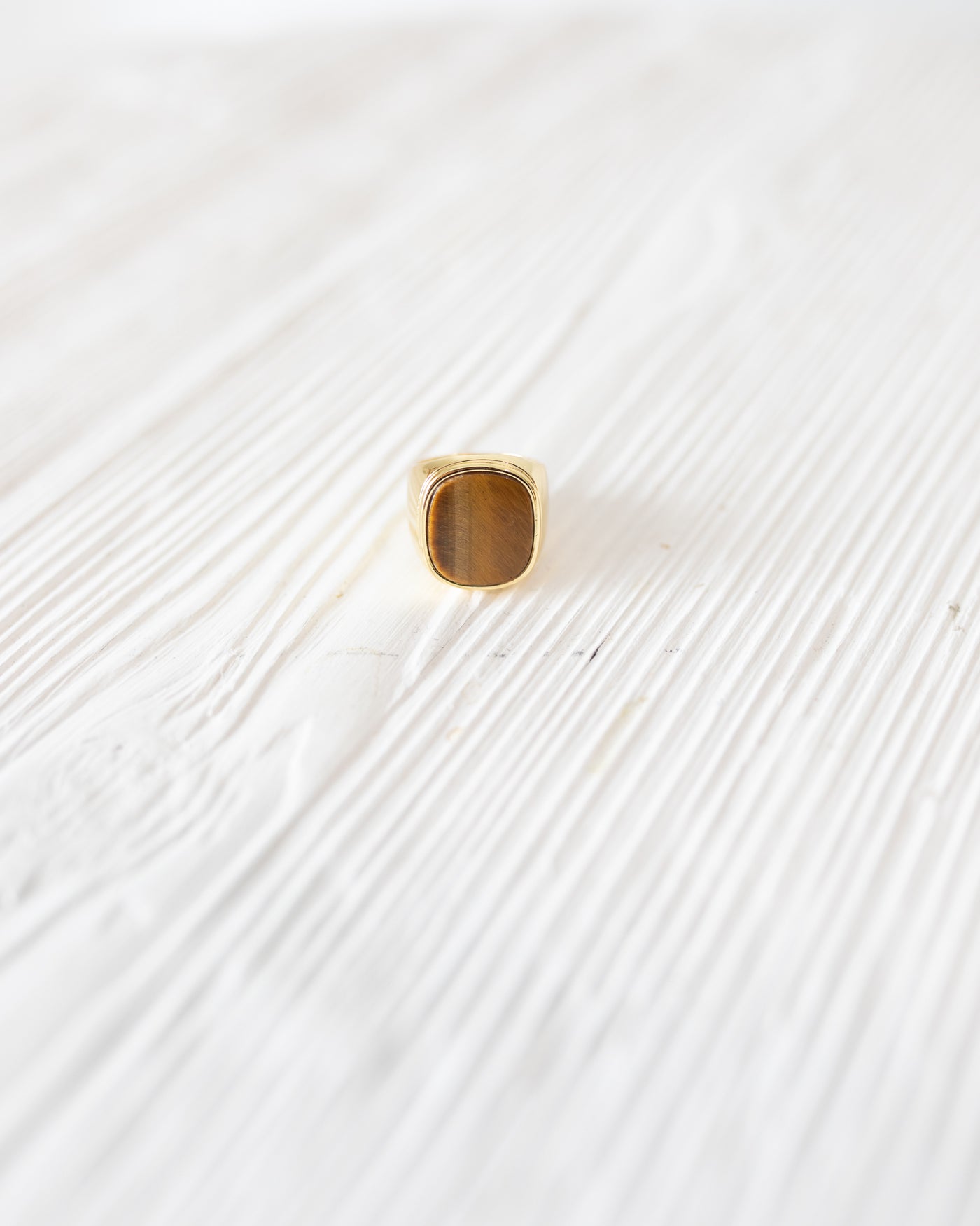 Tiger Eye Statement Ring