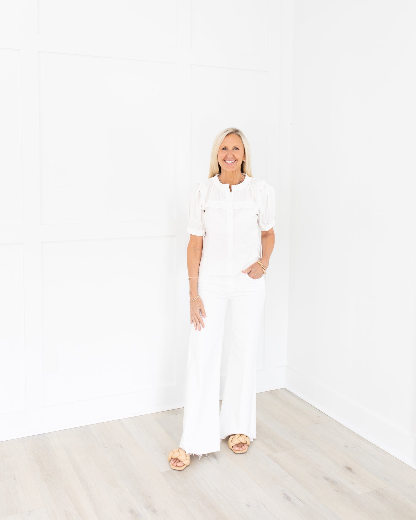 The Courtney Shirt in White