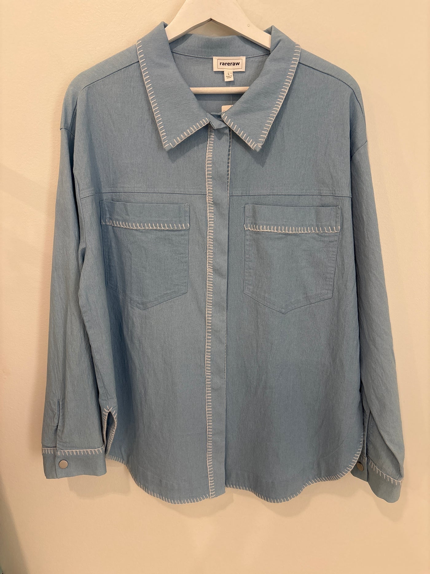 Light Blue Chambray Shirt