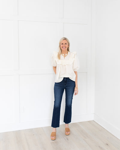 Janet Blouse in Ivory