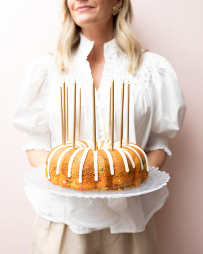 White Cake Pedestal