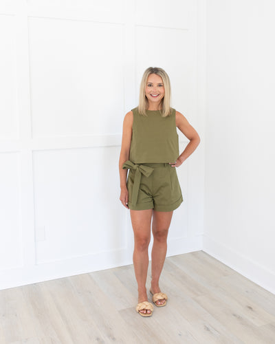 Dani Top in Olive