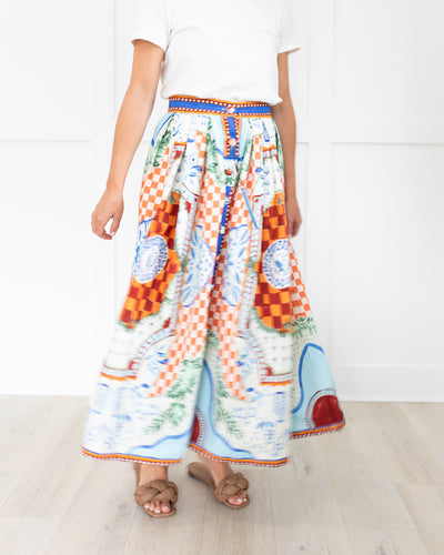 Eva Skirt in Sundance Tile by Hunter Bell