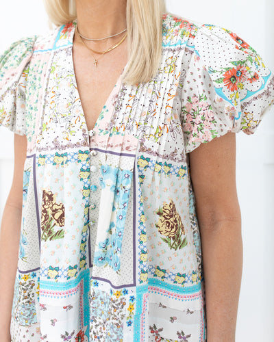 Wilkes Dress in Patchwork Quilt by Hunter Bell
