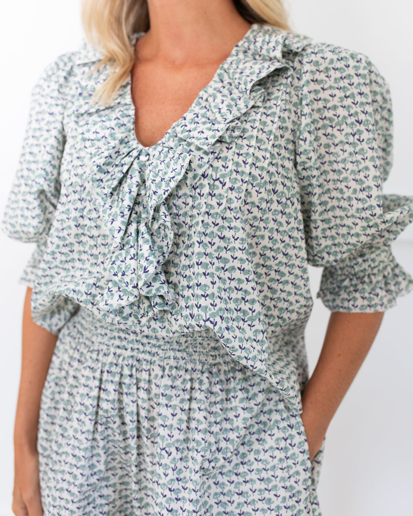 Imogen Blouse in Ditsy Floral