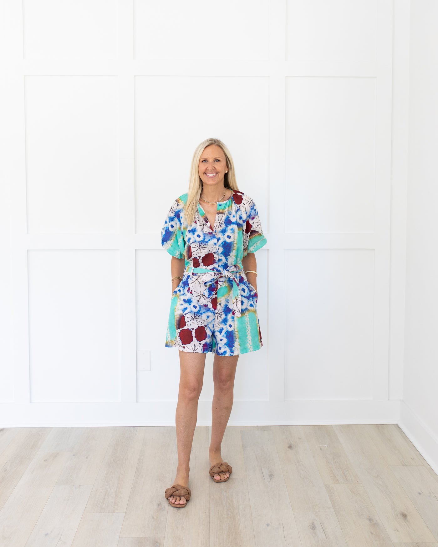 Jane Romper in Mar