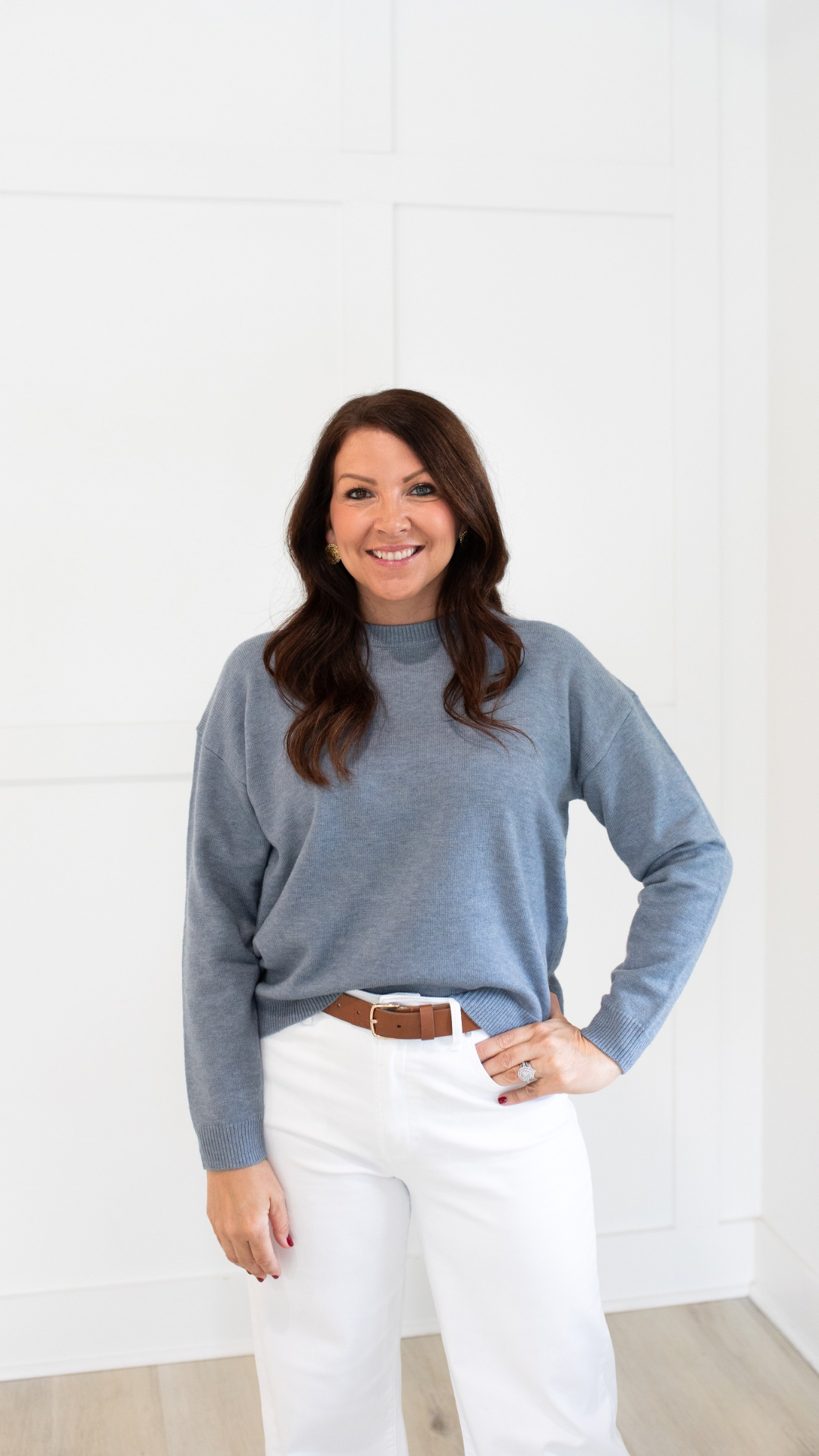 Slate Blue Lightweight Sweater