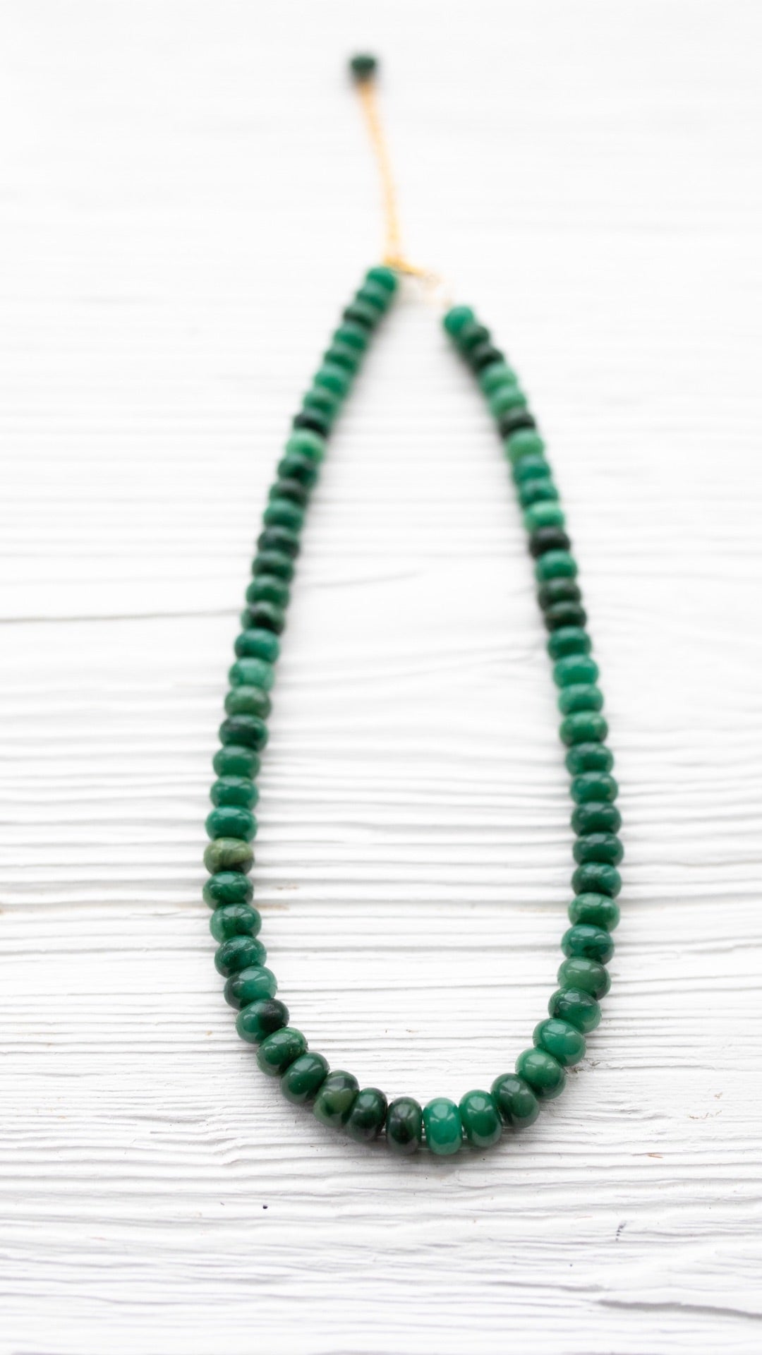 Dark Green Jade Necklace