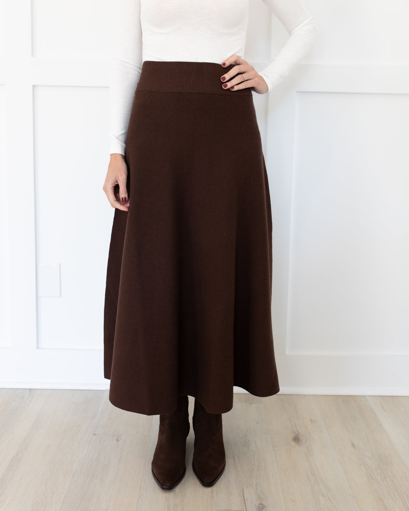 Dark Brown Tall Boots