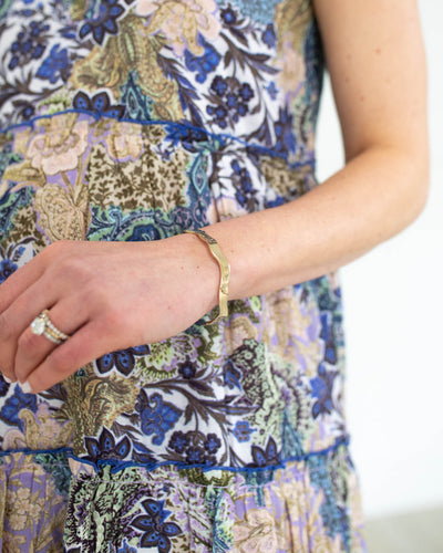 Soraya Gold Cuff Bracelet by Mignonne Gavigan